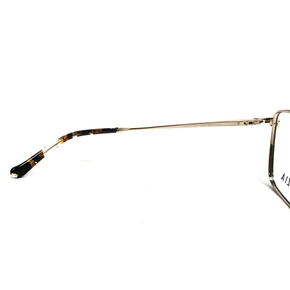 Cinzia Eyeglasses Frames CIN-5185 C2 Gold Black Butterfly Wire Rim 54-17-140